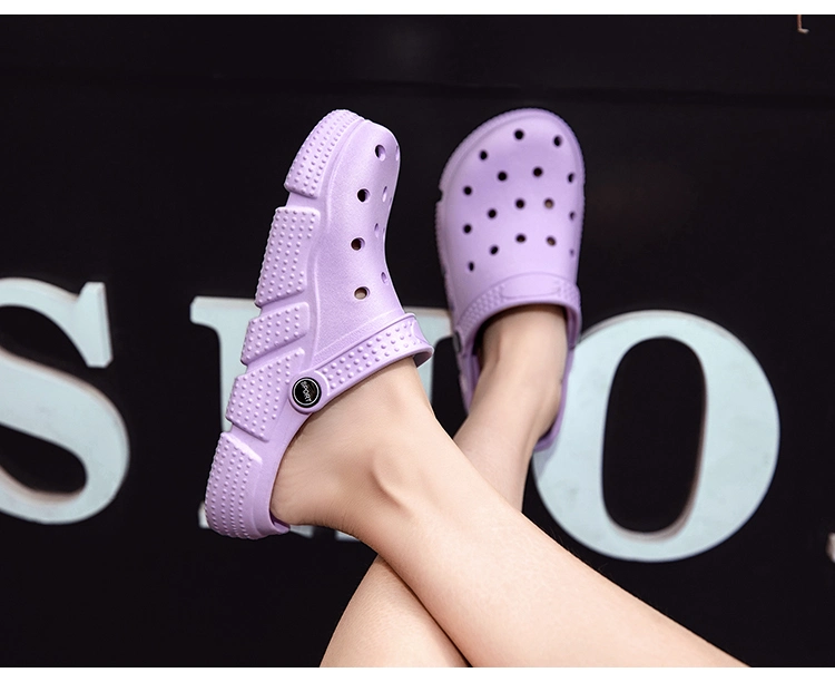 Summer Outdoor Thick Shoes Beach Cool Slippers Waterproof Slides Sandal EVA Anti-Slip Women Clogs