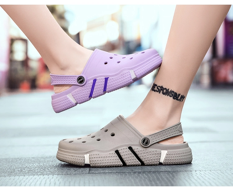 Summer Outdoor Thick Shoes Beach Cool Slippers Waterproof Slides Sandal EVA Anti-Slip Women Clogs